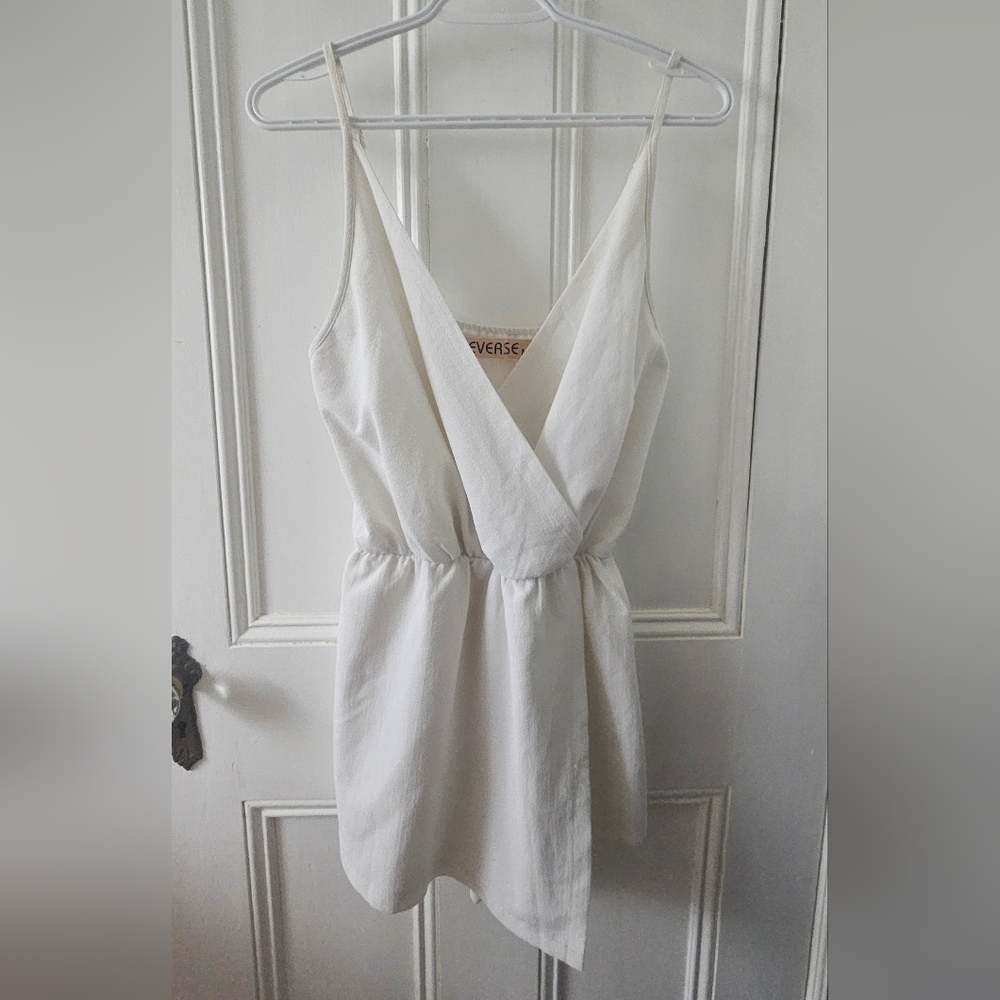 REVERSE: White Romper